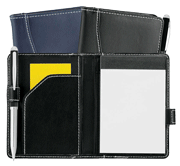 Black and Navy Notebook Scratch Pad Holders
