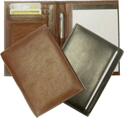 Black & British Tan Leather Wallet Memo Pad Holders